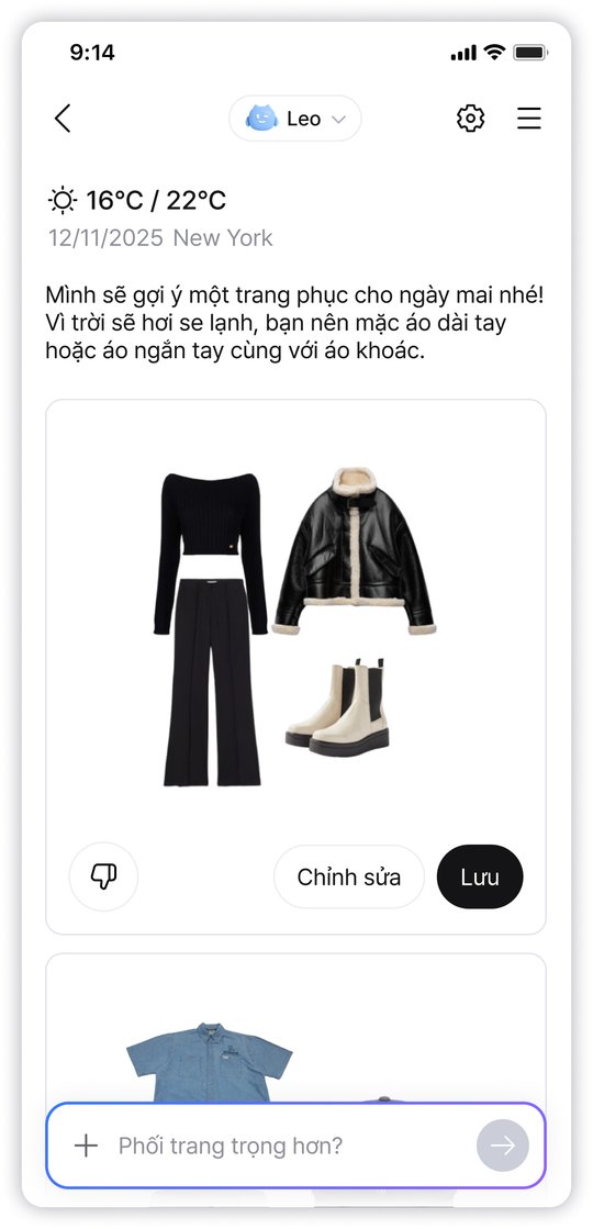 Gợi ý trang phục bằng AI
