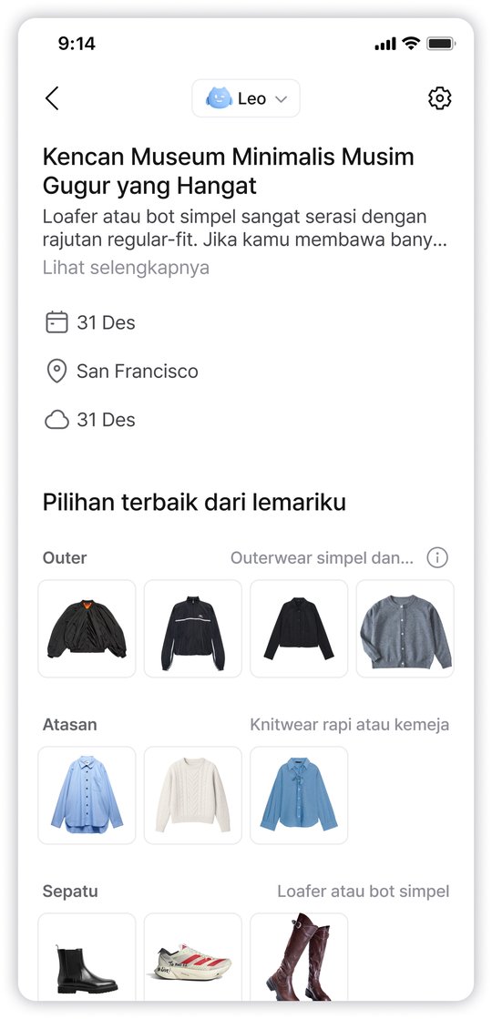 Rekomendasi Outfit AI
